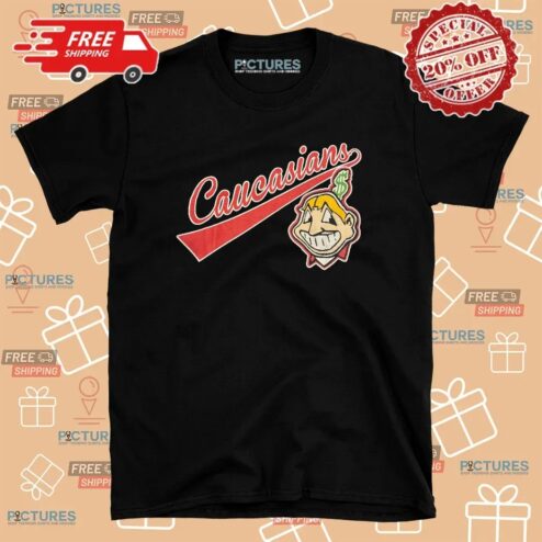 Bomani Jones Wears Caucasians Cleveland Indians Chief T Shirt