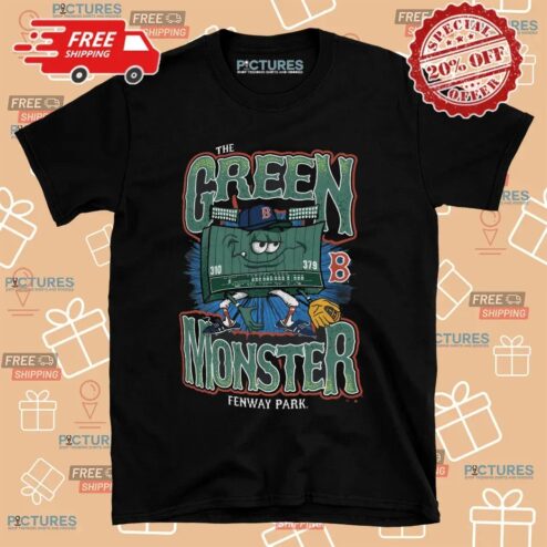Boston Red Sox Jarren Duran Wearing The Green Monster Fenway Park T Shirt