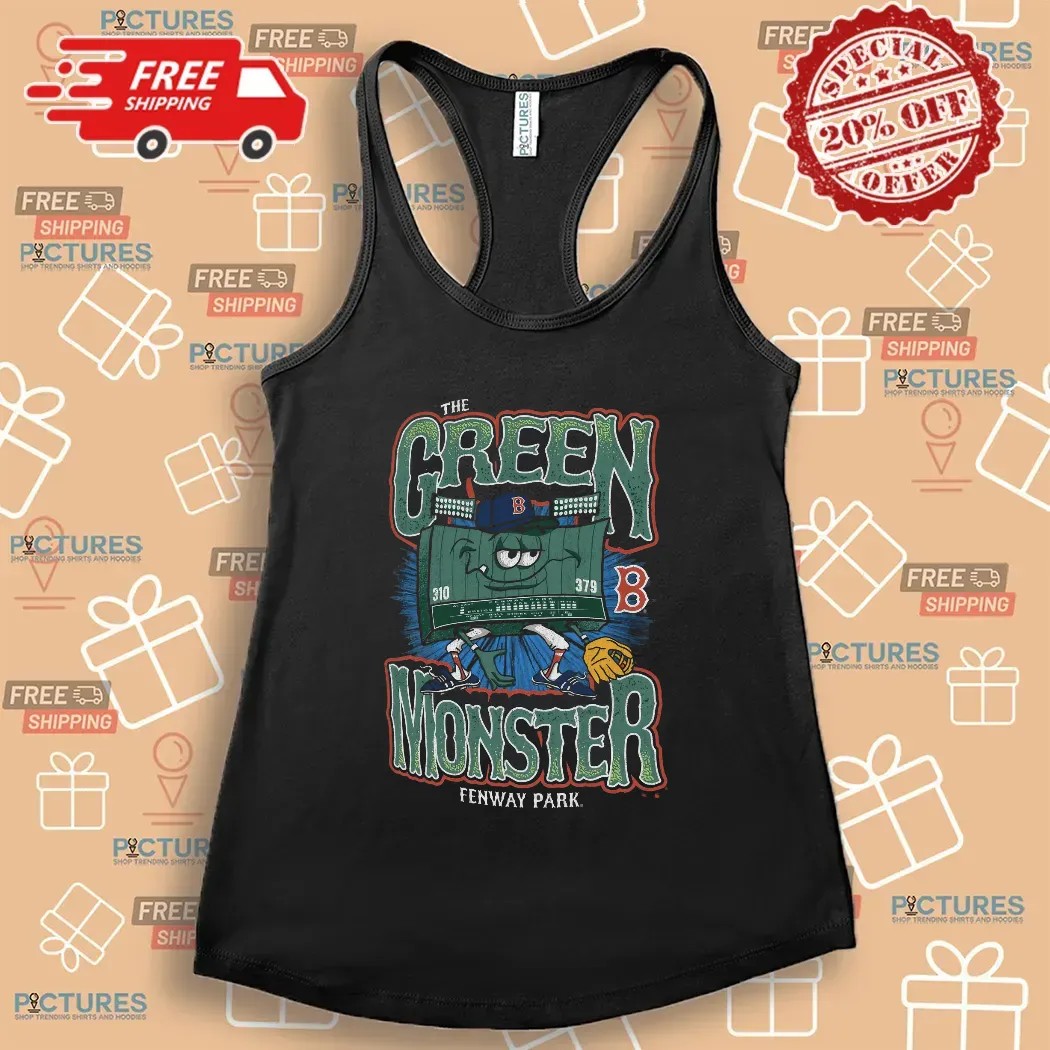 Boston Red Sox Jarren Duran Wearing The Green Monster Fenway Park T Shirt