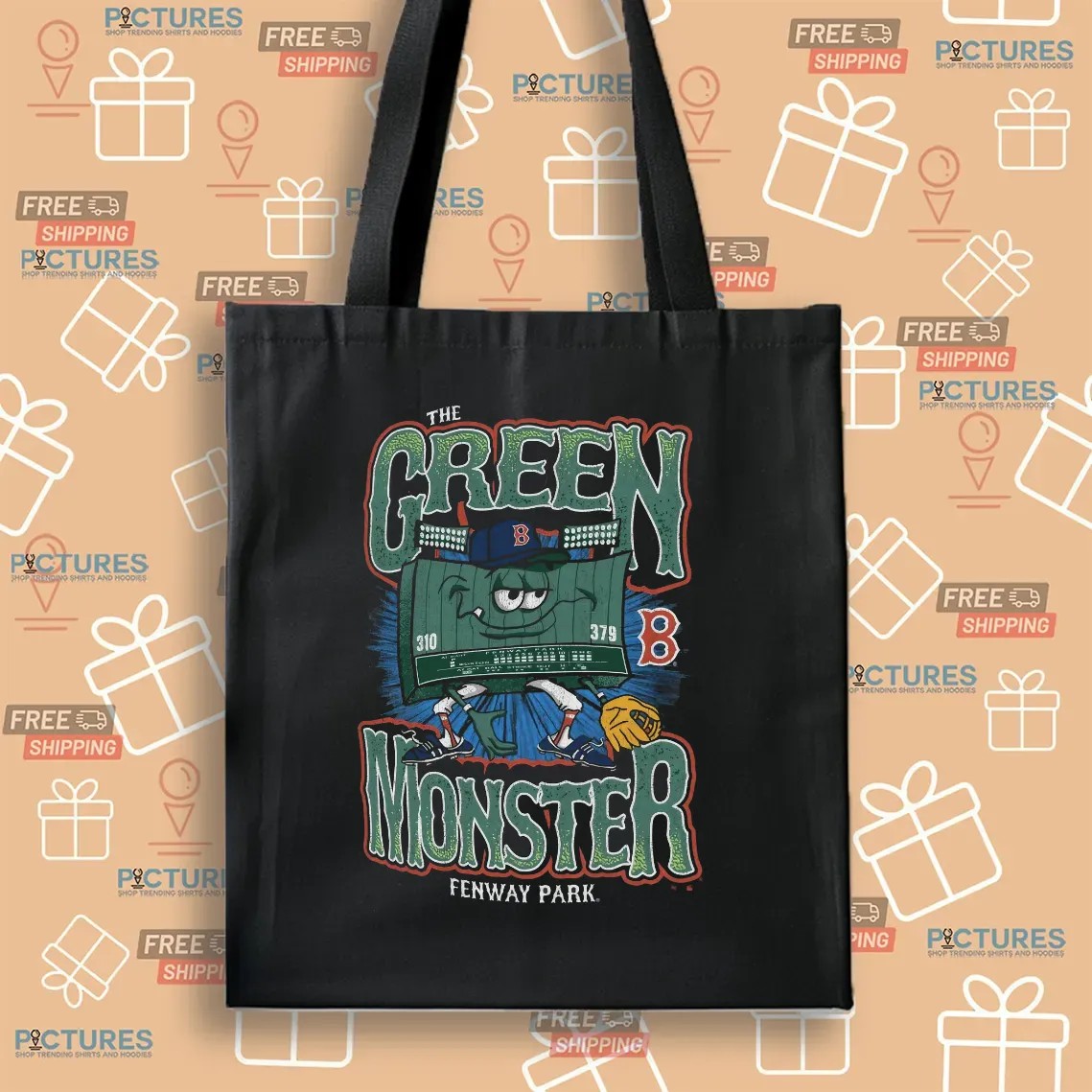 Boston Red Sox Jarren Duran Wearing The Green Monster Fenway Park T Shirt