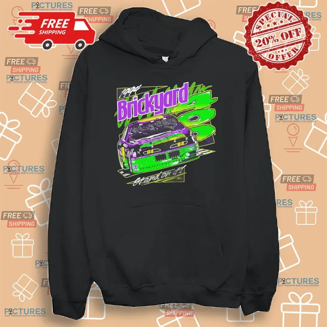 Brickyard 400 1994 Stand On It Neon Graphic T Shirt Brickyard 400 1994 Stand On It Neon Graphic T Shirt
