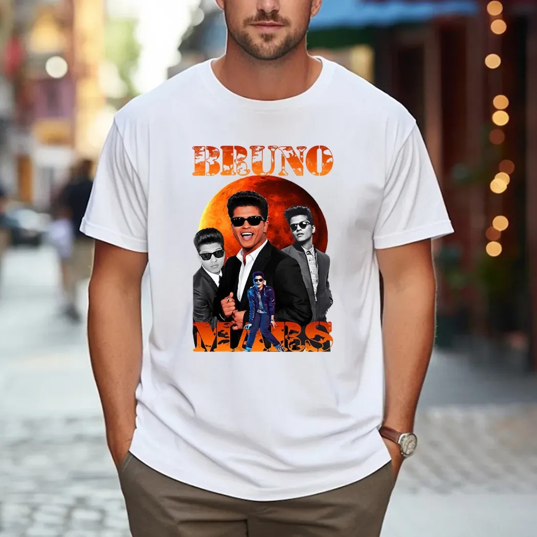 Bruno Mars Vintage Bootleg T Shirt
