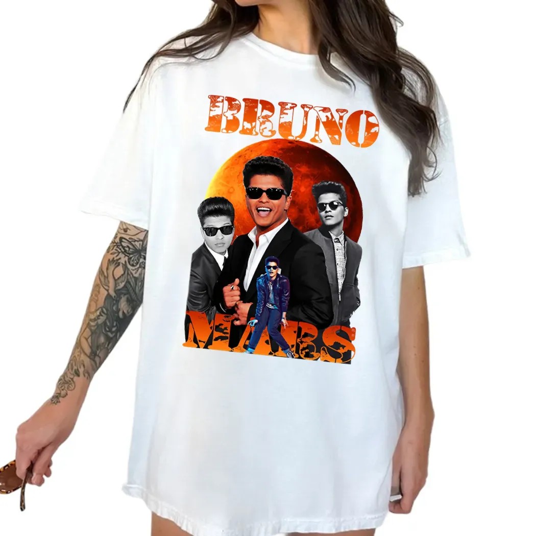 Bruno Mars Vintage Bootleg T Shirt