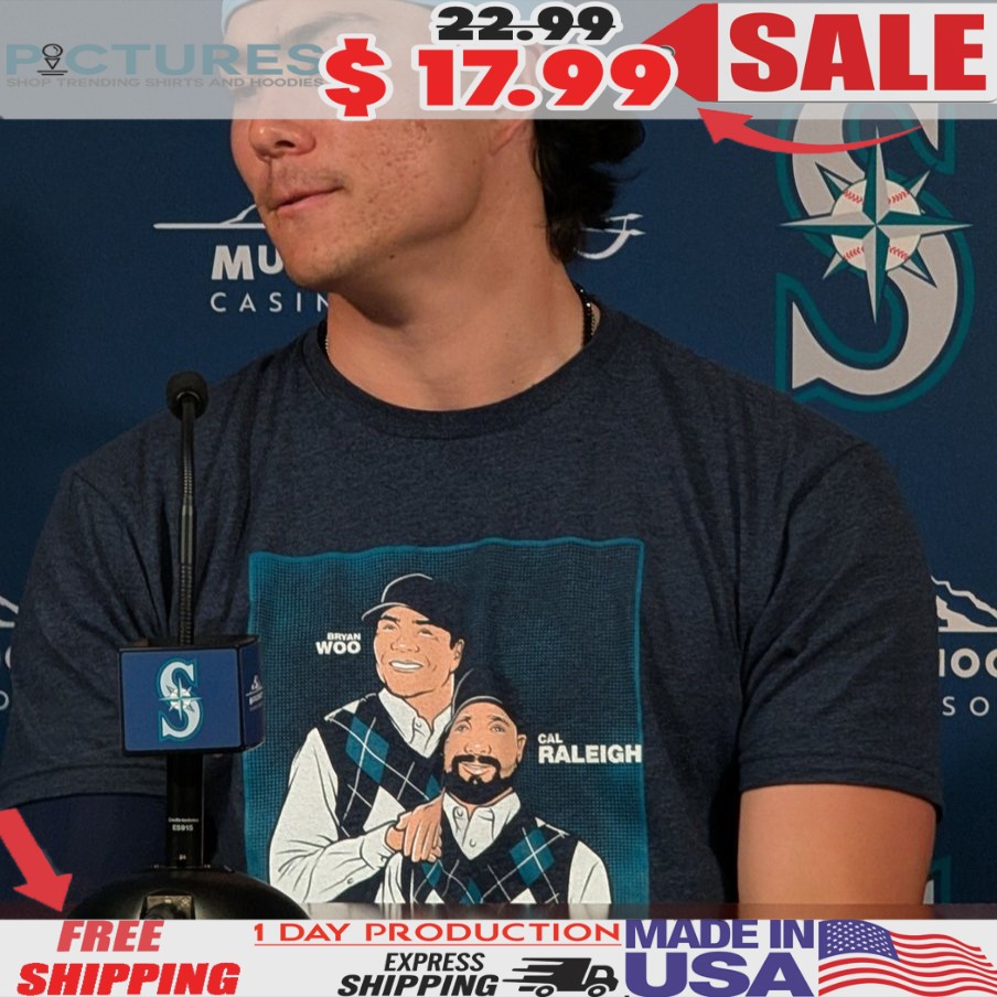 Bryan Woo And Cal Raleigh Step Brothers Parody T Shirt