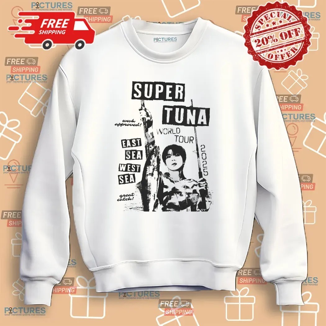 Bts Jin Kim Seok Jin Super Tuna World Tour East Sea West Sea T Shirt