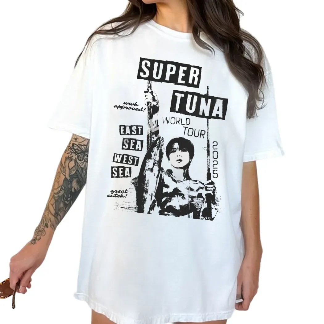Bts Jin Kim Seok Jin Super Tuna World Tour East Sea West Sea T Shirt