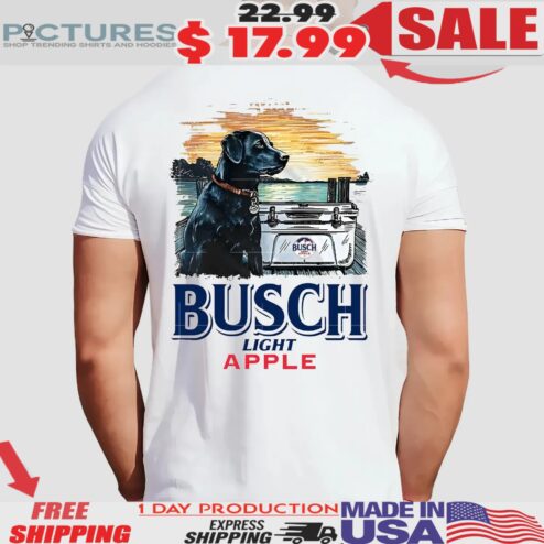 Busch Light Apple Best Friend Dog Lover T Shirt