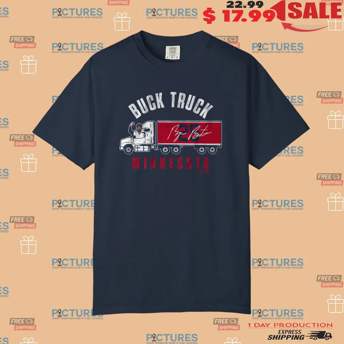 Byron Buxton Minnesota Twins Buck Truck 25 Signature T Shirt