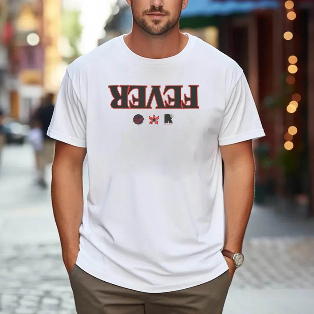Caitlin Clark Wears Fever Indiana Fever Basketball Upside Down T Shirt