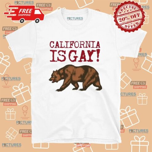 California Is Gay Bear T Shirt