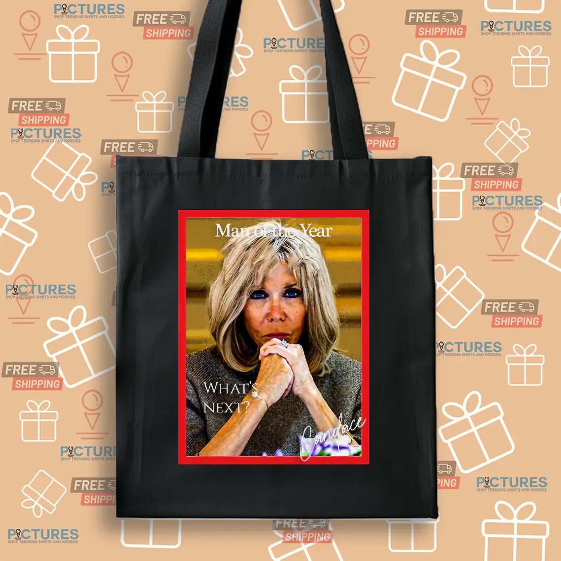 Candace Owens Brigitte Macron Man of the Year Time Magazine T Shirt