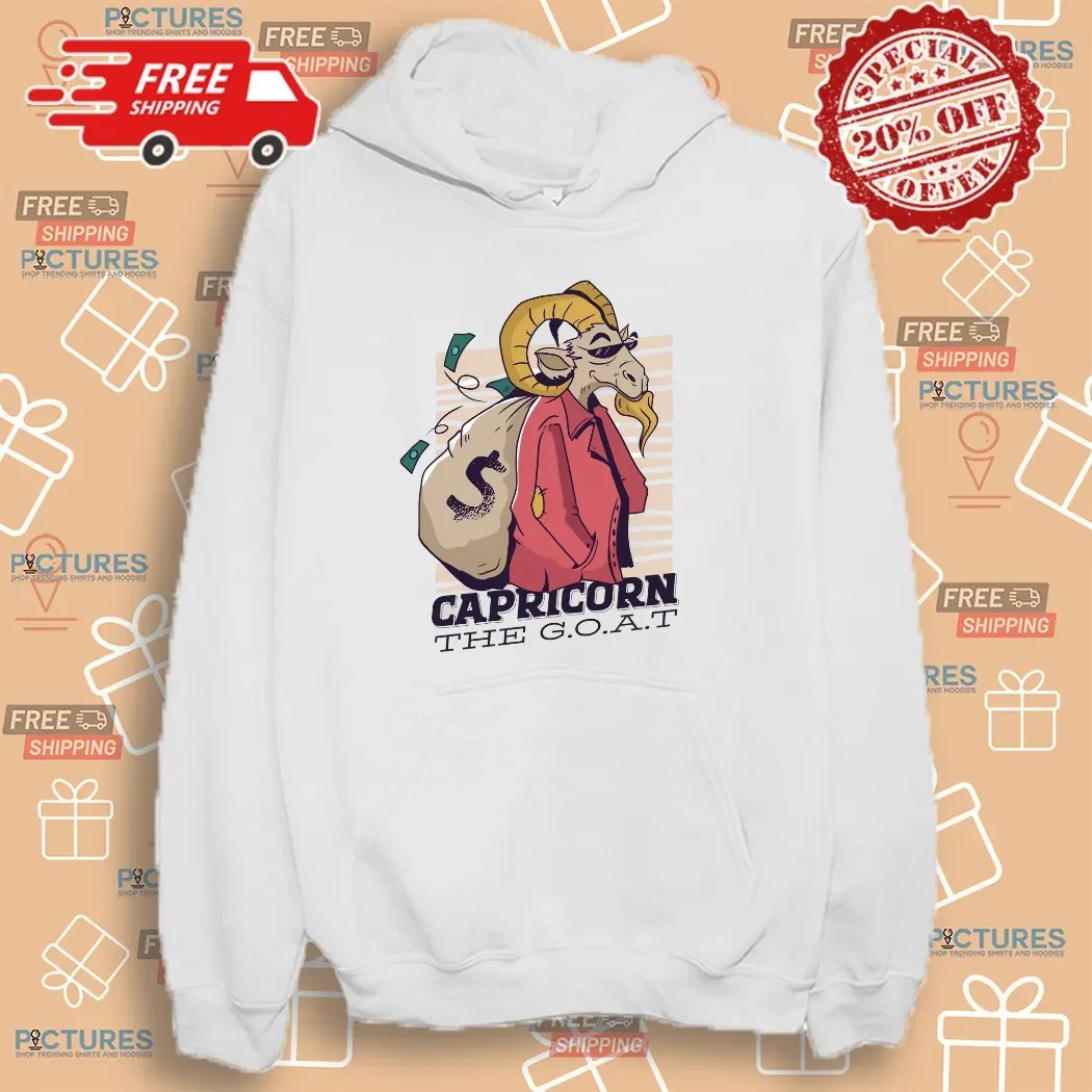 Capricorn The Goat Carrying A Huge Sack Of Money T Shirt
