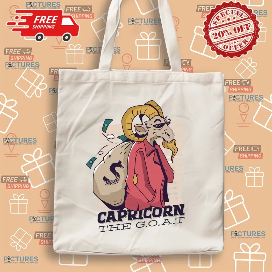 Capricorn The Goat Carrying A Huge Sack Of Money T Shirt