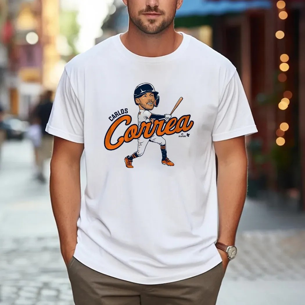 Carlos Correa Houston Astros Caricature T Shirt Carlos Correa Houston Astros Caricature T Shirt