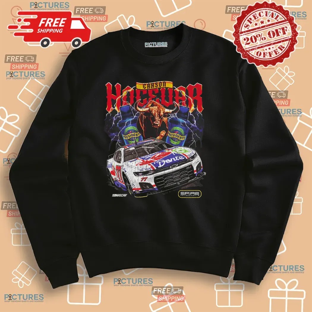 Carson Hocevar 2025 Chili's Ride The Dente 77 Nascar Chevrolet Racing T Shirt