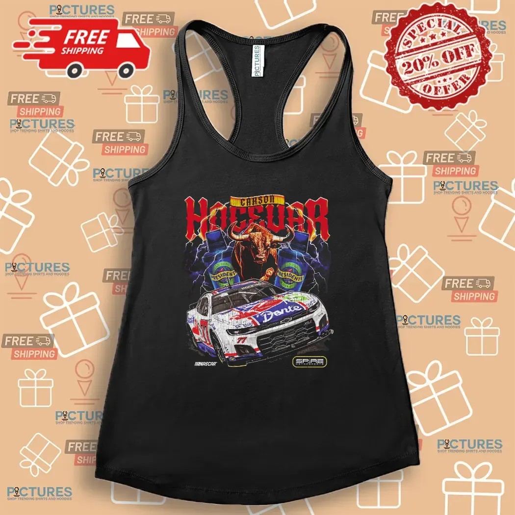 Carson Hocevar 2025 Chili's Ride The Dente 77 Nascar Chevrolet Racing T Shirt