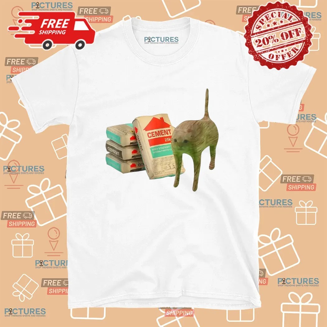 Cat I Eat Cement Dank Meme T Shirt