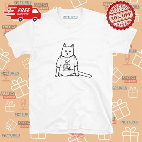 Cat in a Shirt Meme T Shirt