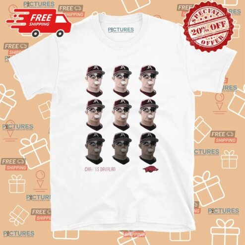 Charles Davalan Arkansas Razorbacks Bubblegum Repeat T Shirt