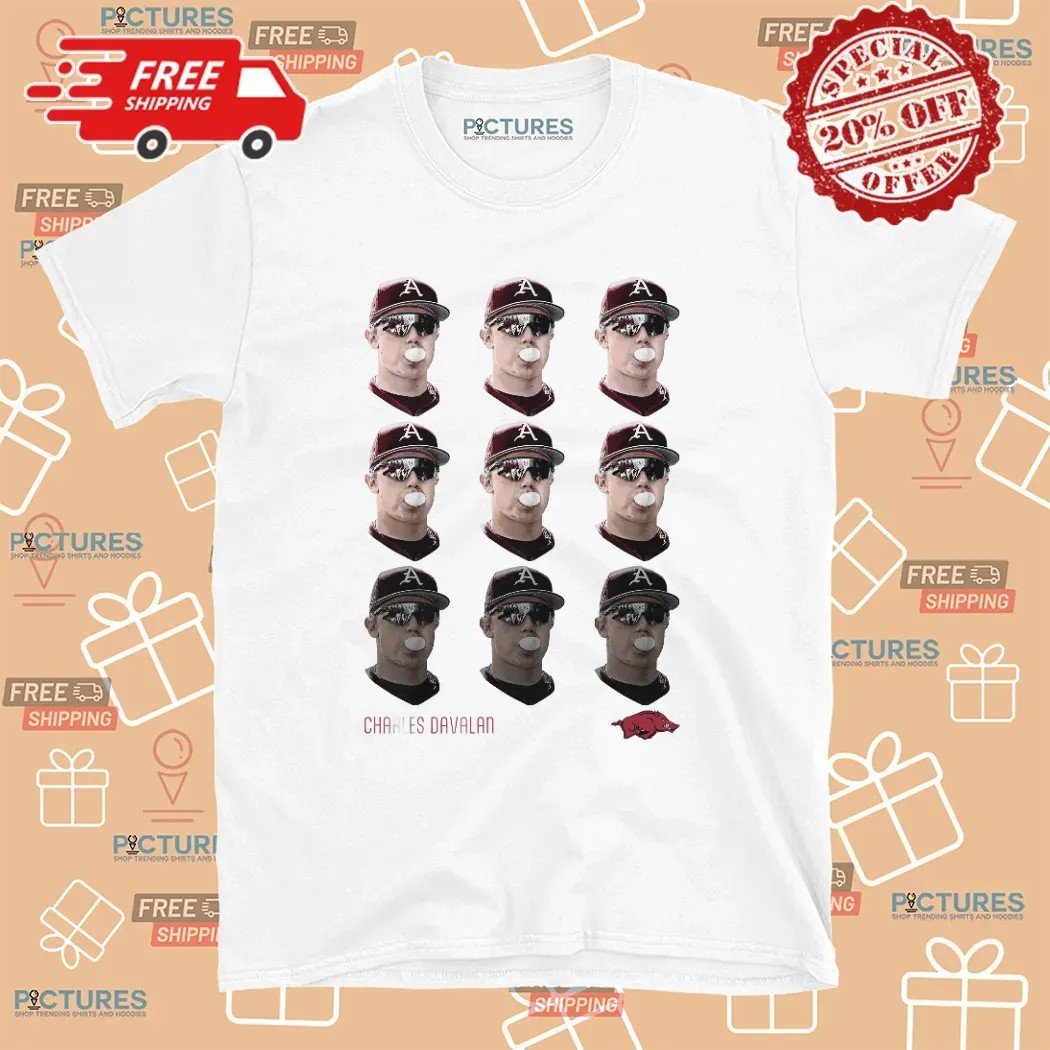 Charles Davalan Arkansas Razorbacks Bubblegum Repeat T Shirt