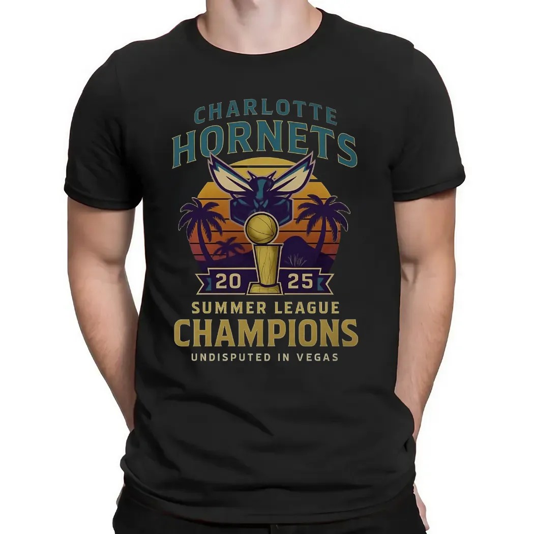 Charlotte Hornets Nba 2025 Summer League Champions Undisputed In Vegas T Shirt