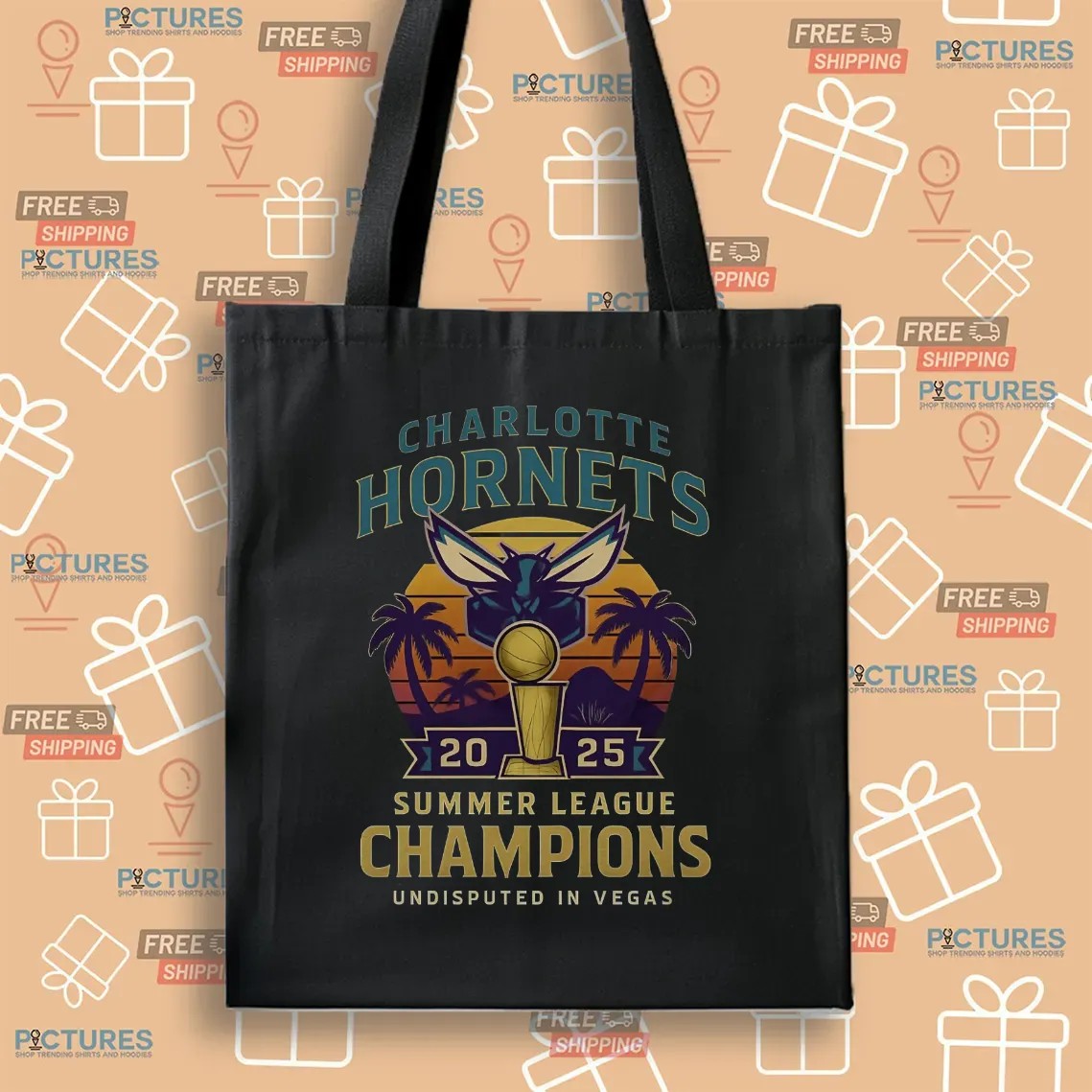 Charlotte Hornets Nba 2025 Summer League Champions Undisputed In Vegas T Shirt