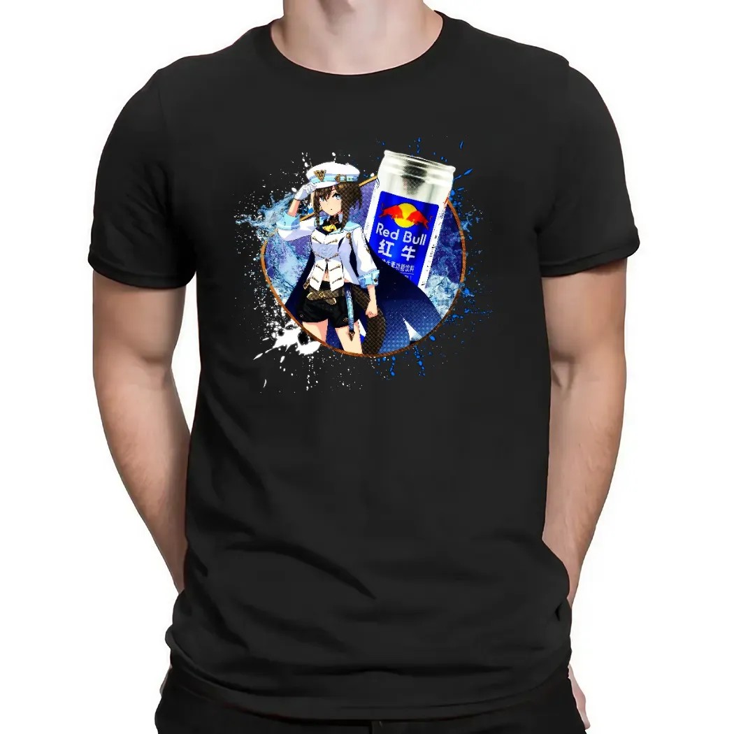 Cheval Grand Uma Musume Pretty Derby Red Bull Blue Extra Energy China Anime T Shirt