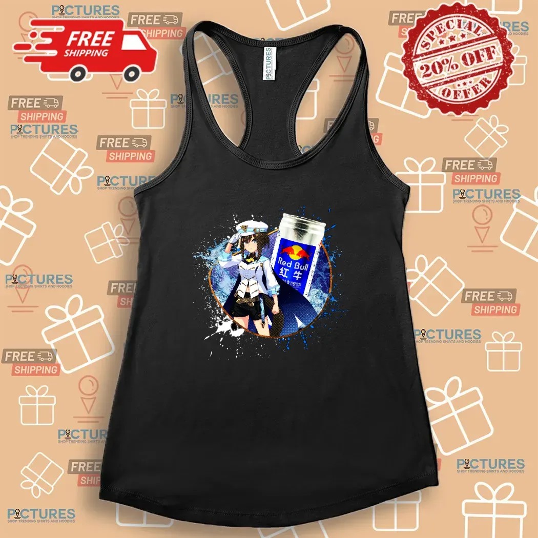 Cheval Grand Uma Musume Pretty Derby Red Bull Blue Extra Energy China Anime T Shirt