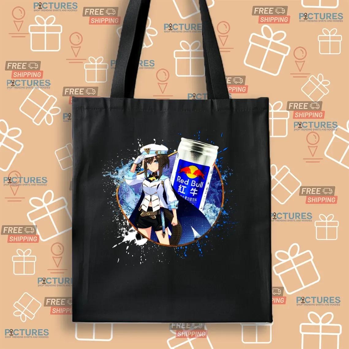 Cheval Grand Uma Musume Pretty Derby Red Bull Blue Extra Energy China Anime T Shirt