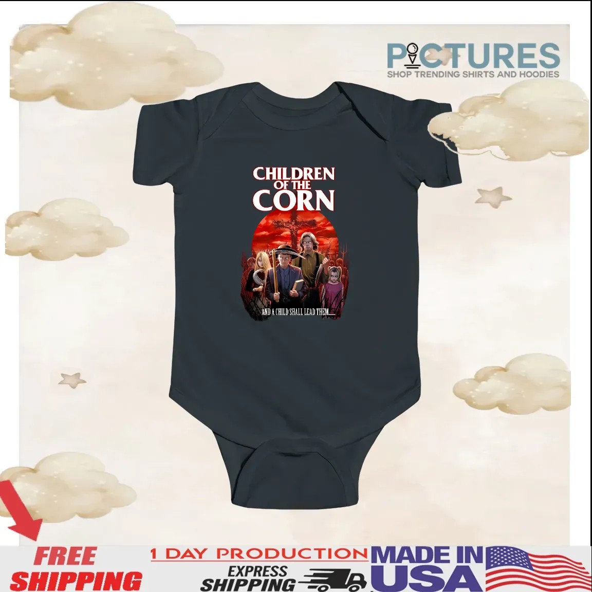 Children Of The Corn And A Child Shall Lead Them Horror Movie T Shirt