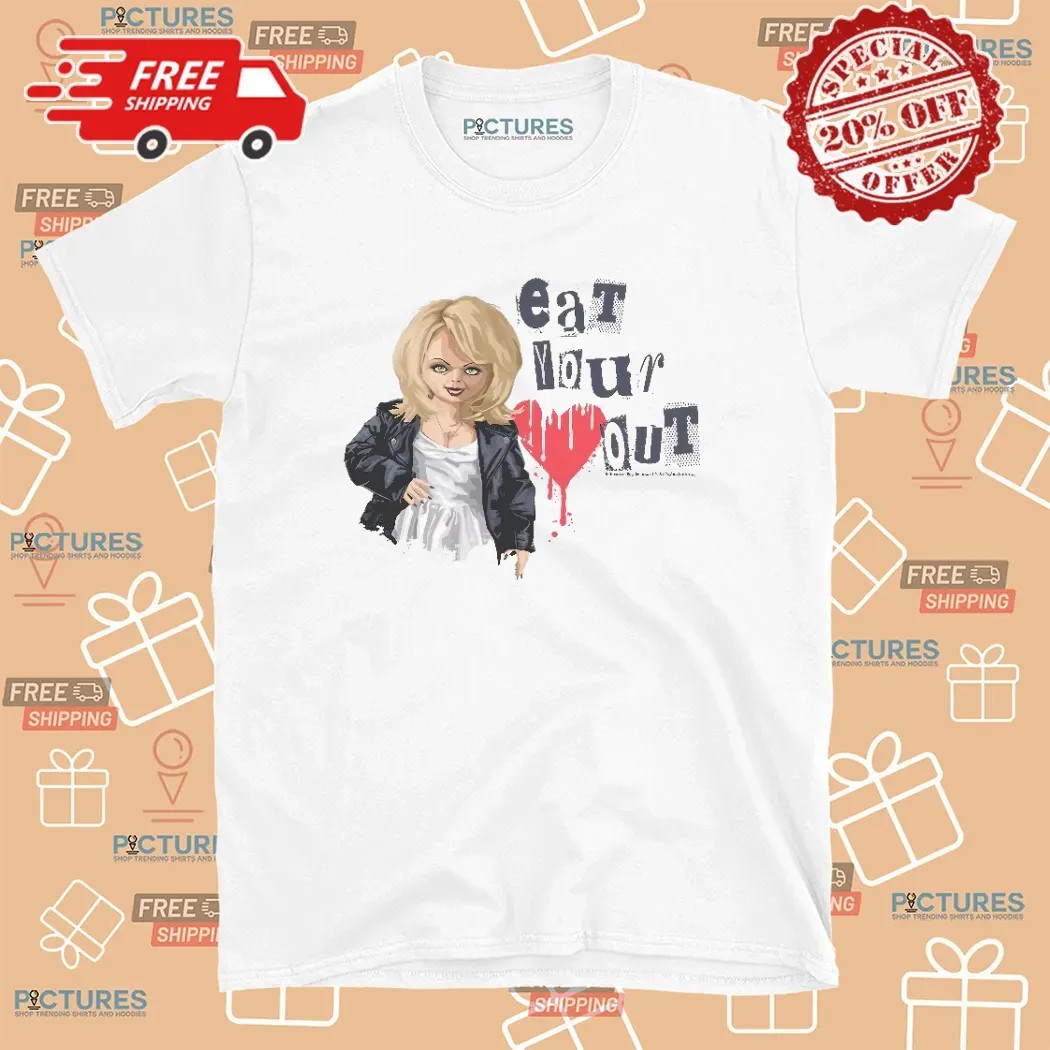 Chucky Doll Eat Your Heart Out Pop Graphic T Shirt