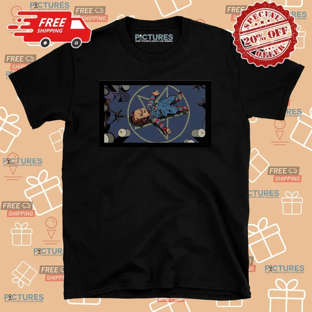 Chucky Pentagram Color T Shirt