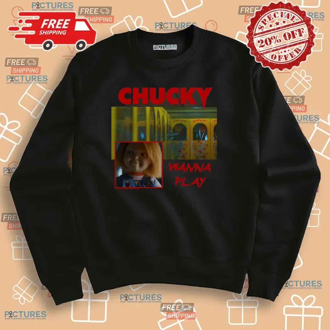 Chucky TV Series Good Guys Wanna Play Horror Movie T Shirt