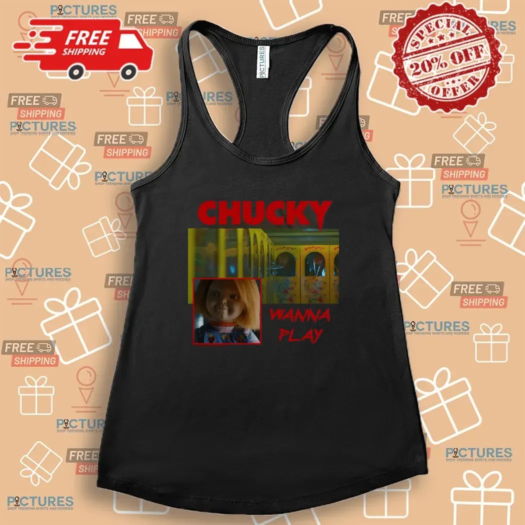 Chucky TV Series Good Guys Wanna Play Horror Movie T Shirt