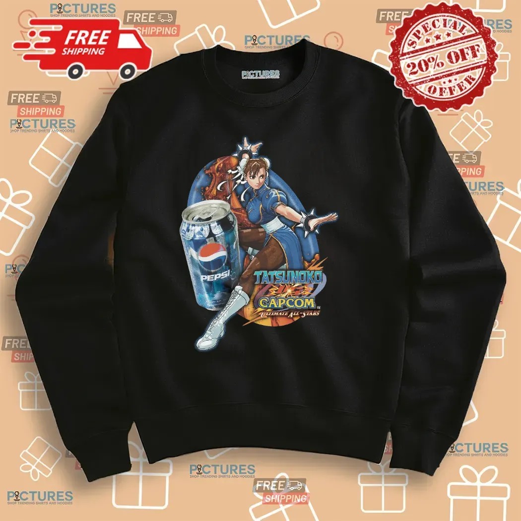 Chun Li Tatsunoko Vs Capcom Ultimate All-stars Pepsi Mashup T Shirt