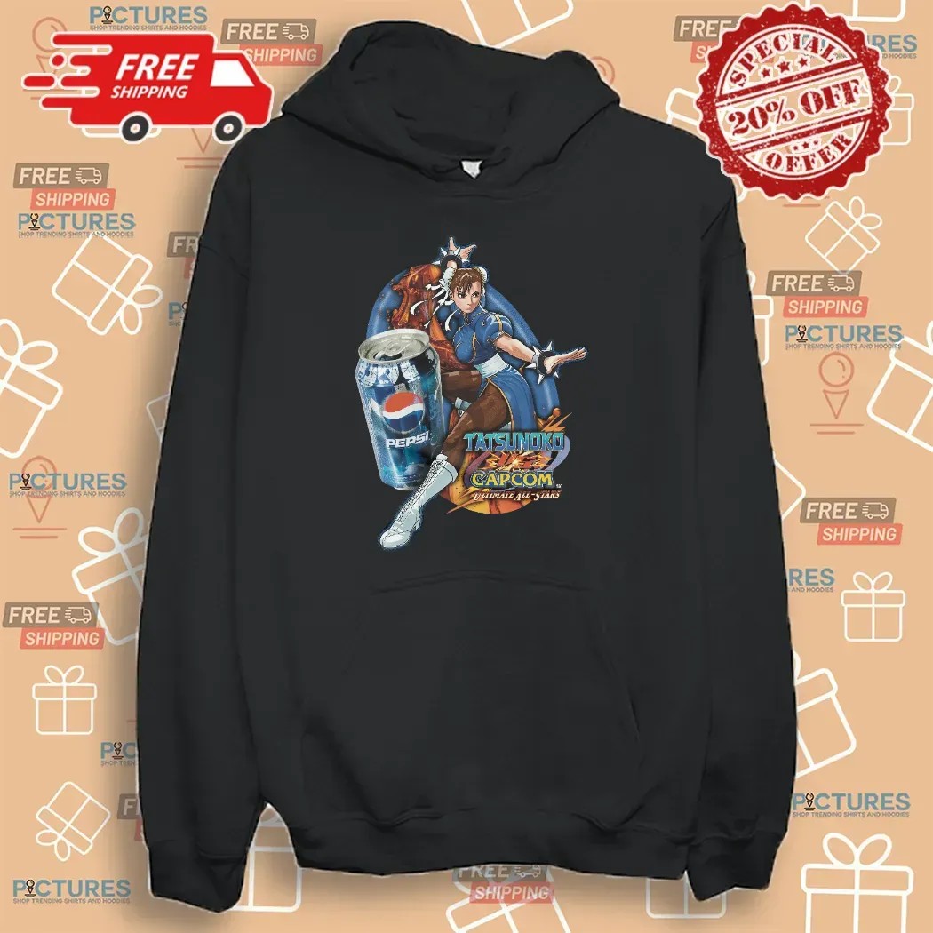 Chun Li Tatsunoko Vs Capcom Ultimate All-stars Pepsi Mashup T Shirt