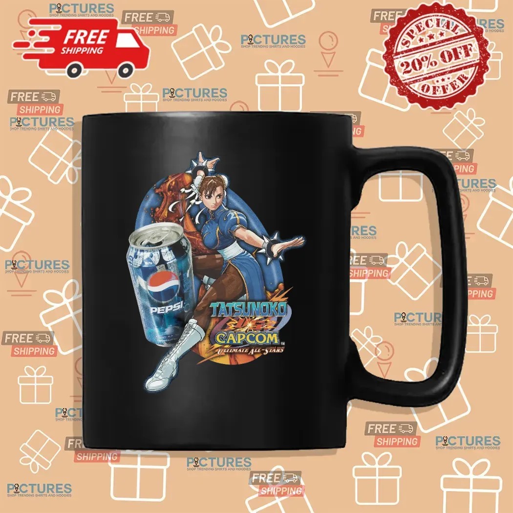 Chun Li Tatsunoko Vs Capcom Ultimate All-stars Pepsi Mashup T Shirt