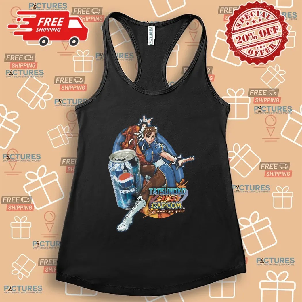 Chun Li Tatsunoko Vs Capcom Ultimate All-stars Pepsi Mashup T Shirt