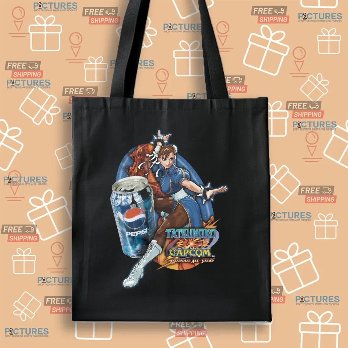 Chun Li Tatsunoko Vs Capcom Ultimate All-stars Pepsi Mashup T Shirt