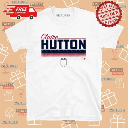 Claire Hutton Stripe USWNTPA T Shirt