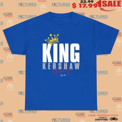 Clayton Kershaw Los Angeles Dodgers King Kershaw T Shirt