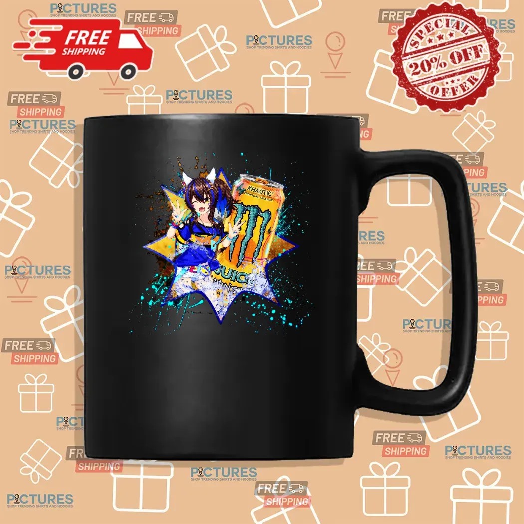 Daitaku Helios Uma Musume Pretty Derby Monster Khaotic Tropical Orange Energy Drink Anime T Shirt Daitaku Helios Uma Musume Pretty Derby Monster Khaotic Tropical Orange Energy Drink Anime T Shirt