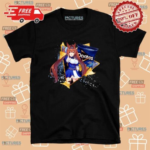 Daiwa Scarlet Uma musume Pretty Derby Doritos Cool Ranch Flavored Tortilla Chips Anime T Shirt