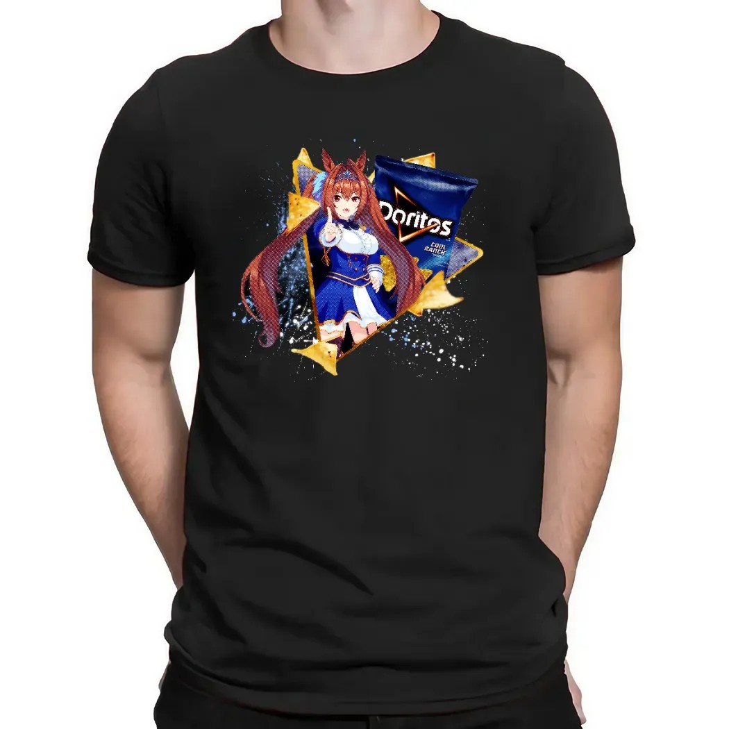 Daiwa Scarlet Uma musume Pretty Derby Doritos Cool Ranch Flavored Tortilla Chips Anime T Shirt