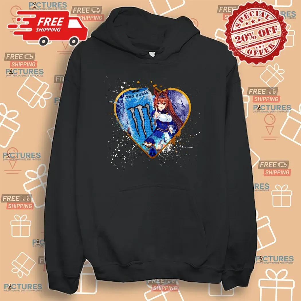 Daiwa Scarlet Umamusume Pretty Derby Monster Energy Ultra Blue Zero Sugar Anime T Shirt