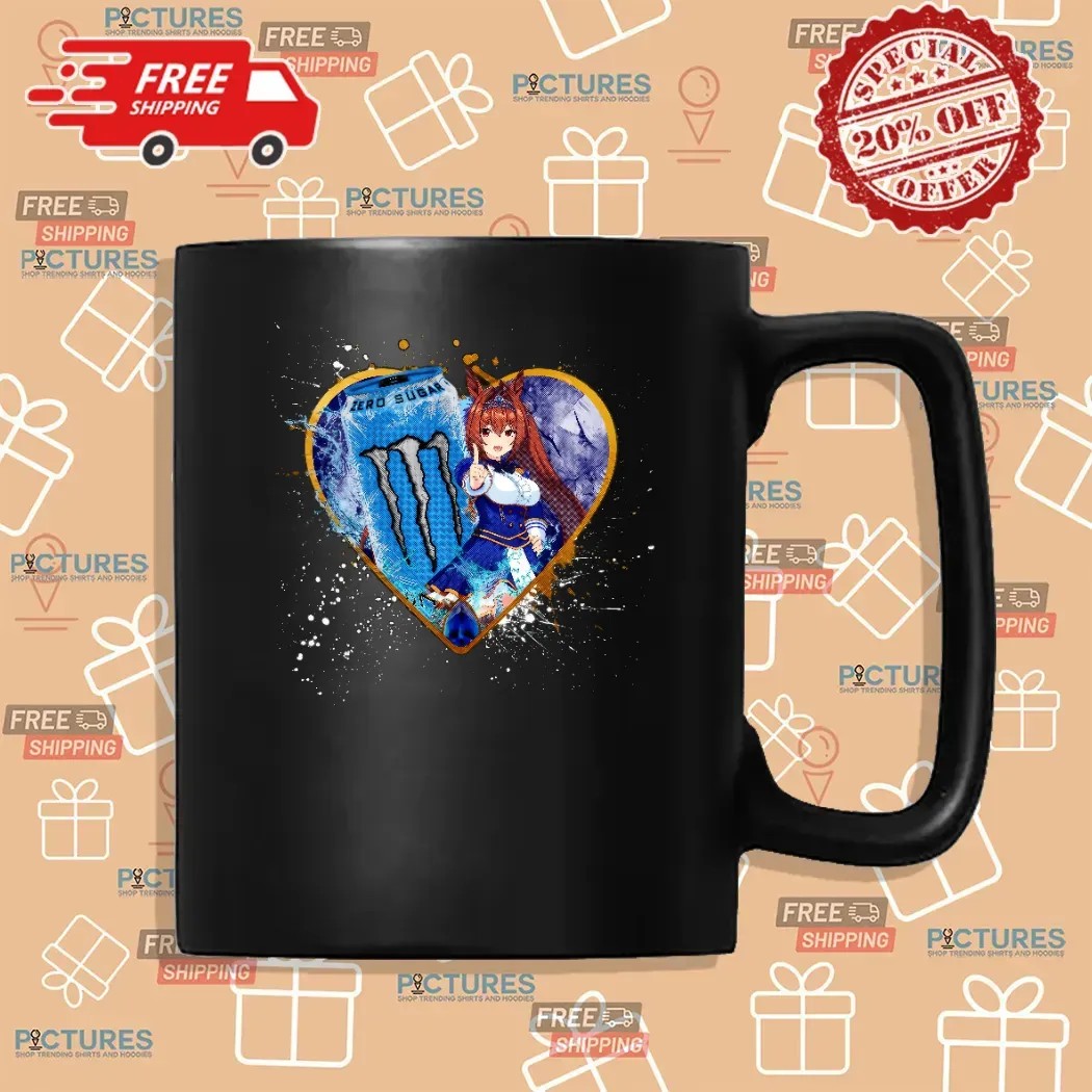 Daiwa Scarlet Umamusume Pretty Derby Monster Energy Ultra Blue Zero Sugar Anime T Shirt