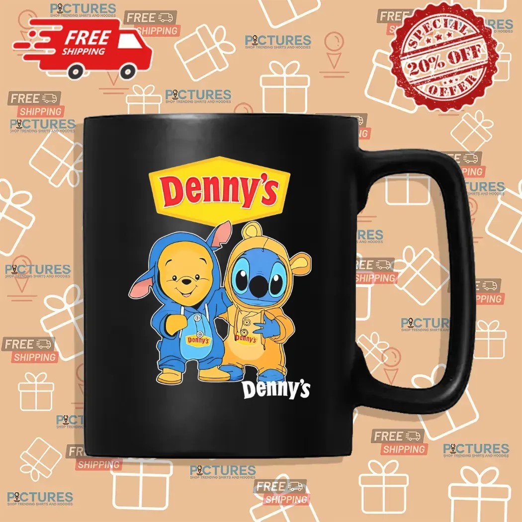 Denny’s Pooh And Stitch Friends Cosplay T Shirt Denny’s Pooh And Stitch Friends Cosplay T Shirt