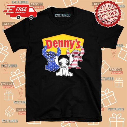 Denny’s Stitch 4th of July T Shirt