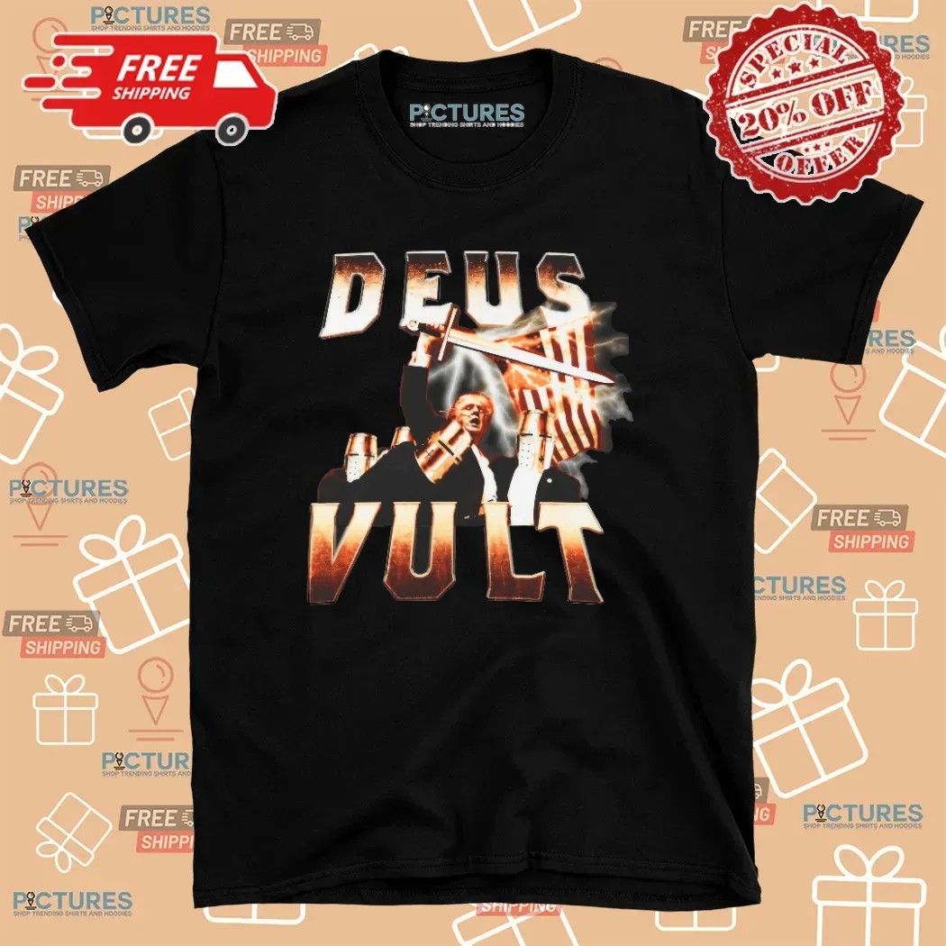 Deus Vult Trump Crusader Graphic T Shirt