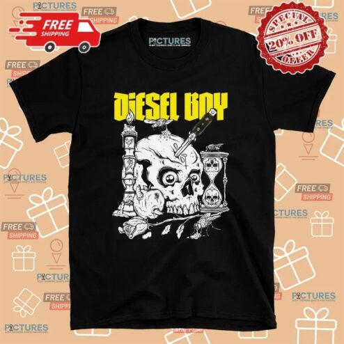 Diesel Boy Skull T Shirt